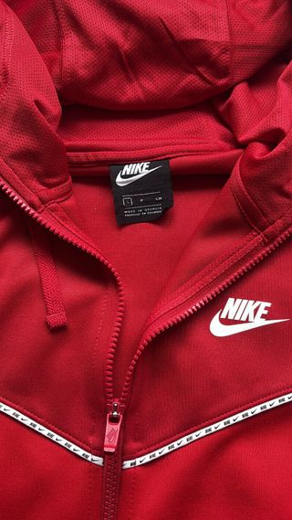 Sudadera Nike Roja con Cremallera