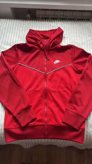 Sudadera Nike Roja con Cremallera