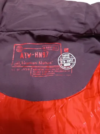 Chaqueta de Nieve Mujer Roja y Morada