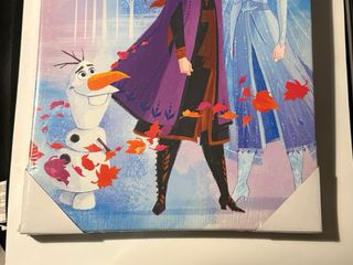 Quadro Decorativo Disney Frozen Anna Elsa Olaf