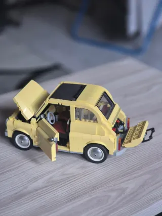 Lego Fiat 500 Giallo