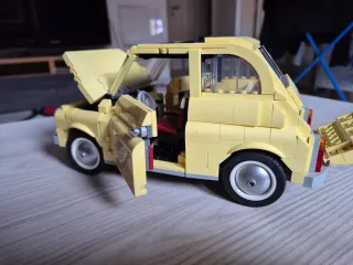 Lego Fiat 500 Giallo
