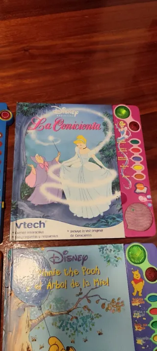 El Rey León, La cenicienta y Winnei de Pooh