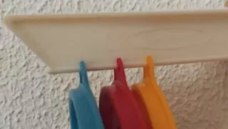 Soporte Tapas Tupperware Blanco