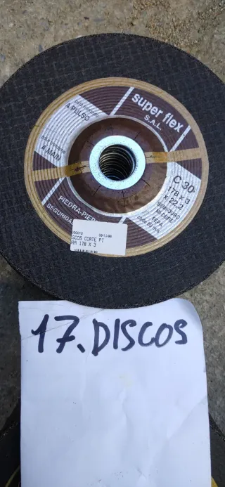 Discos de corte para radial