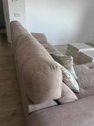 Divano chaise longue beige