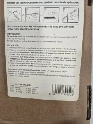 Pegatina Decorativa Coche Stripe 12m