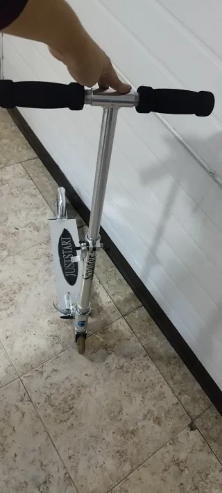 Patinete Just Start Plata