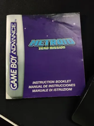 Manual Metroid Zero Mission GBA
