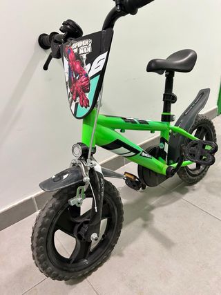 Bicicleta Infantil 12 Pulgadas Modelo R88 Verde