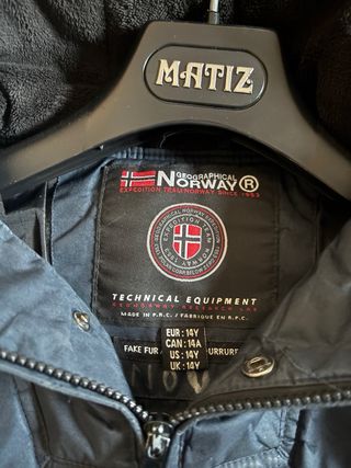 Chaqueta Geographical Norway azul.