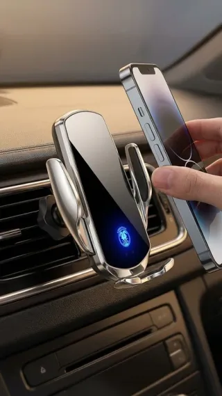 Cargador Inalámbrico Coche Q3 Automático