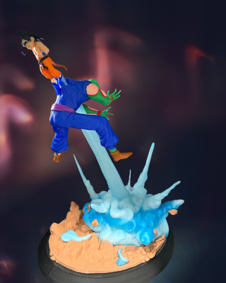 Diorama Goku vs Piccolo DBZ