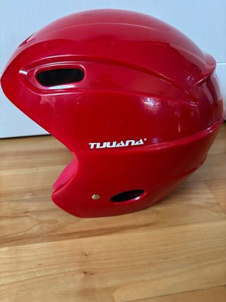 Casco Esquí Infantil Rojo Tijuana Talla S