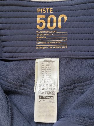 Pantalón de Ski Wedge Talla S Azul Marino