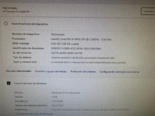 Pack Pc HP i5 Win 11