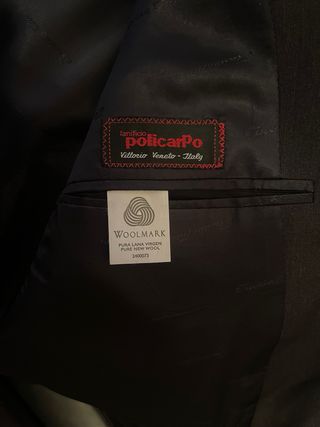 Traje de hombre negro