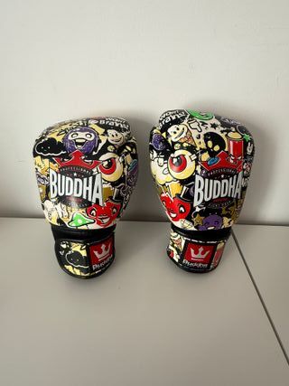 Guantes y espinilleras boxeo Buddha fantasy