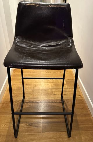 Taburete alto estructura hierro