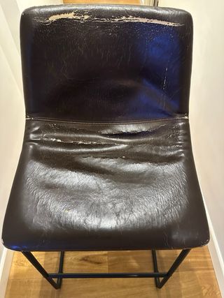 Taburete alto estructura hierro