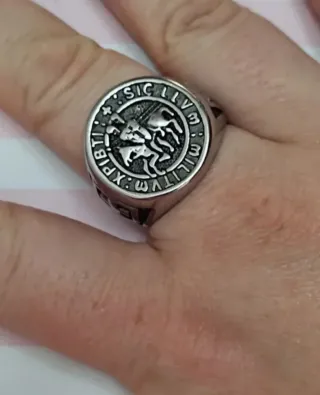 NOVEDAD! ANILLO SELLO MILITUM TEMPLARIO