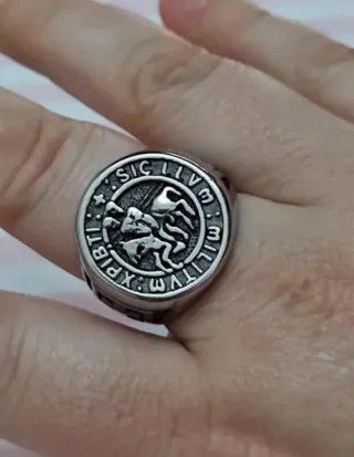 NOVEDAD! ANILLO SELLO MILITUM TEMPLARIO