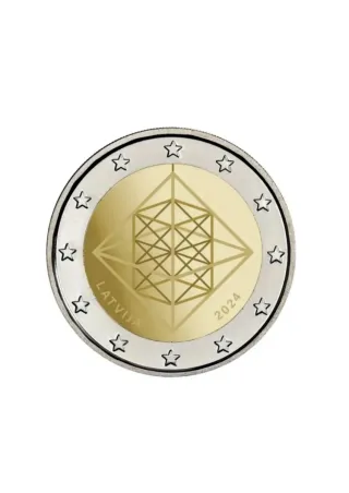 Moneda 2€ Letonia 2024 Himmeli Puzuris SC/UNC.