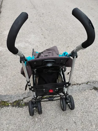 Silla de paseo Jane color gris y turquesa