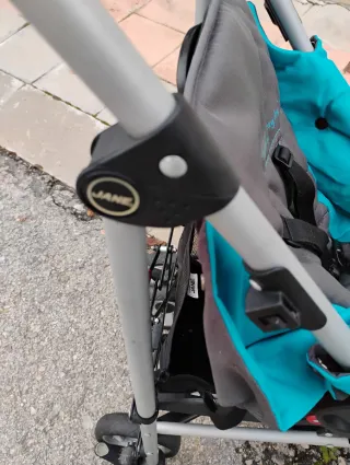 Silla de paseo Jane color gris y turquesa