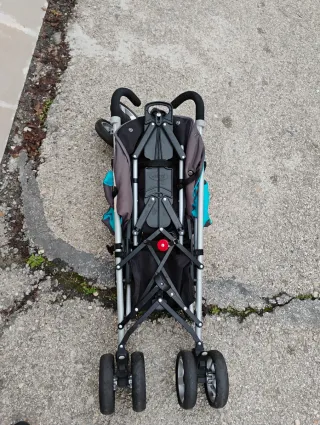 Silla de paseo Jane color gris y turquesa