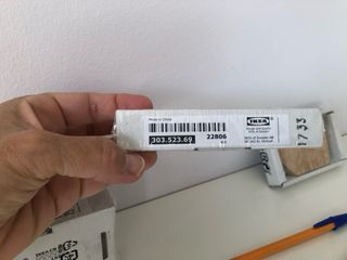 Percheros de madera Ikea, en su embalaje original