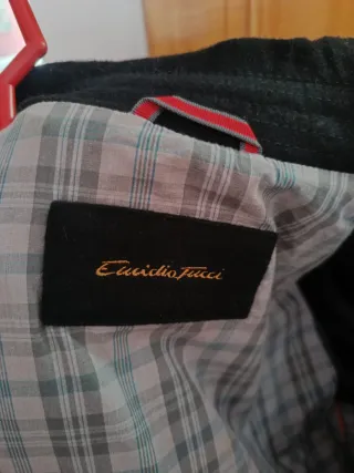 Abrigo hombre Emilio Tucci negro