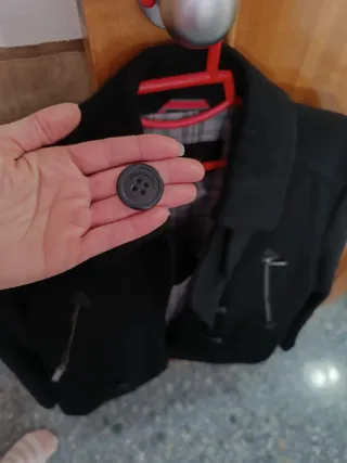 Abrigo hombre Emilio Tucci negro