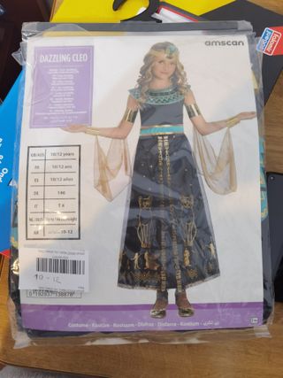 Disfraz Cleopatra Niña Talla 10 a 12 y 8 a 10