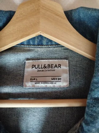 Cazadora vaquera Pull&Bear azul
