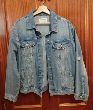 Cazadora vaquera Pull&Bear azul