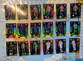 Serie Súper Crack cromos adrenalyn 25-26