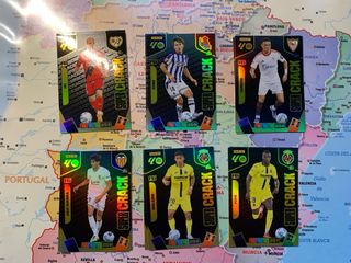 Serie Súper Crack cromos adrenalyn 25-26