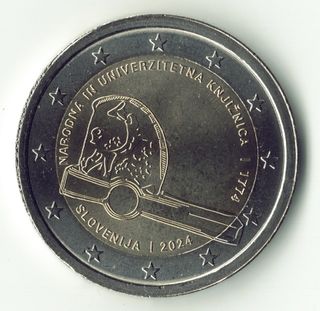 Moneda 2 Euros Conmemorativa Eslovenia 2024, UNC