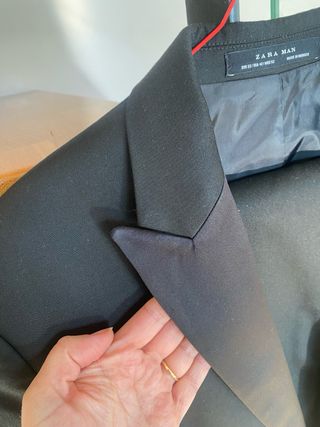 Traje de etiqueta negro hombre