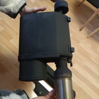 Sistema de escape moto