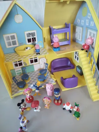 Casa Peppa Pig con figuras