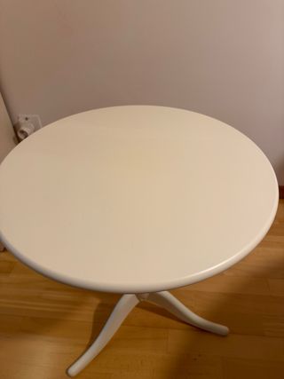2 Mesas Auxiliares Redondas IKEA LIATORP Blancas