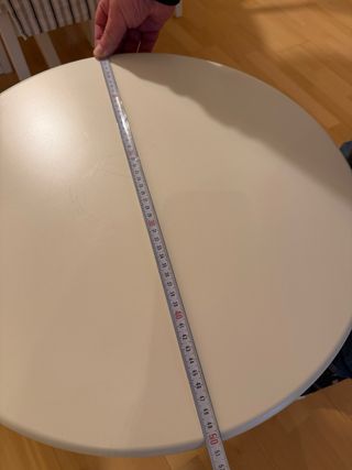 2 Mesas Auxiliares Redondas IKEA LIATORP Blancas