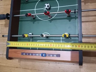 Futbolín de mesa pequeño