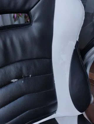 Silla Gaming Negra y Blanca