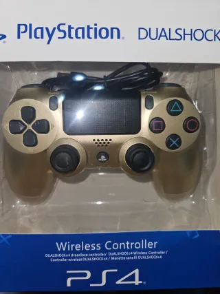 Mando PS4 Dualshock Dorado