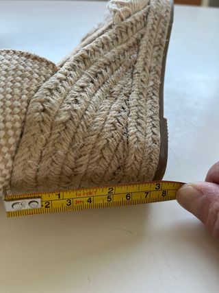 Alpargatas Zara Esparto Talla 40 Beige