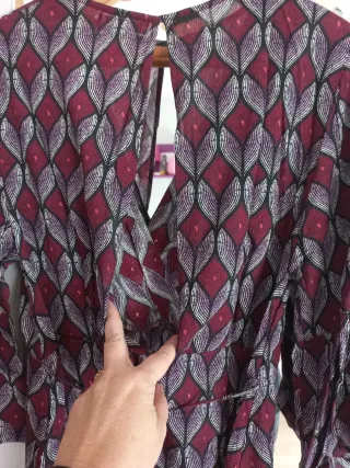 Vestido corto estampado Billabong Talla M