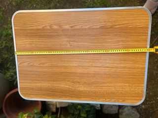 Mesa plegable madera y metal